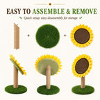Cat Scratching Post Sisal Cat Scratcher Kitten Scratcher for Indoor Cats