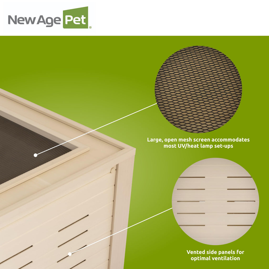 New Age Pet® ECOFLEX® 48" Mojave Reptile Enclosure, Large, Grey