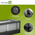 New Age Pet® ECOFLEX® 48" Mojave Reptile Enclosure, Large, Grey