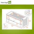 New Age Pet® ECOFLEX® 48" Mojave Reptile Enclosure, Large, Grey