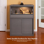 New Age Pet® ECOFLEX® 48" Mojave Reptile Enclosure, Large, Grey
