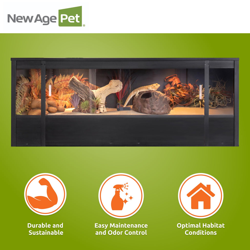 New Age Pet® ECOFLEX® 48" Mojave Reptile Enclosure, Large, Grey