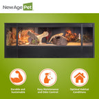 New Age Pet® ECOFLEX® 48" Mojave Reptile Enclosure, Large, Grey