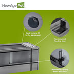 New Age Pet® ECOFLEX® 48" Mojave Reptile Enclosure, Large, Grey
