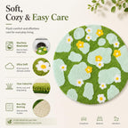 Cat Bed Pad Cat Carpet Mat for Pet Kitty Puppy (Light Green)