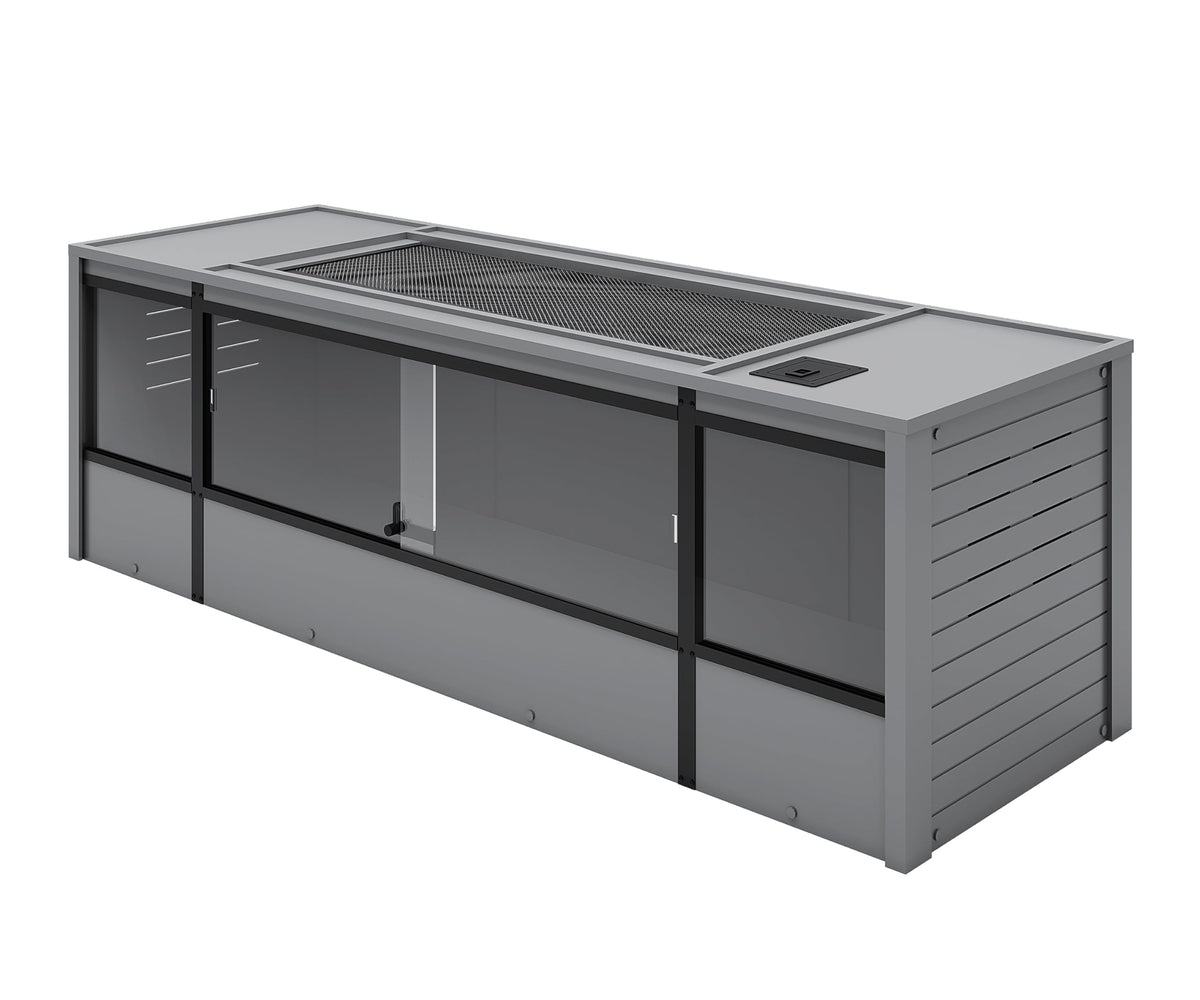 New Age Pet® ECOFLEX® 48" Mojave Reptile Enclosure, Large, Grey