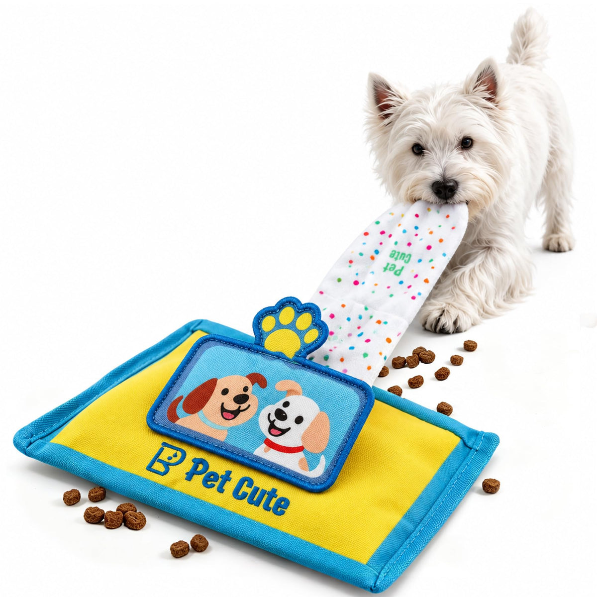 2pcs Interactive Puzzle Dog Toys Slow Feeder for Training and Stress Relief