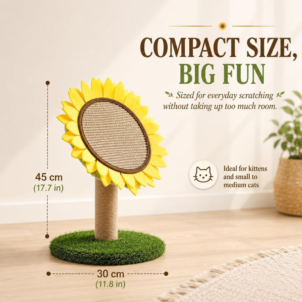 Cat Scratching Post Sisal Cat Scratcher Kitten Scratcher for Indoor Cats