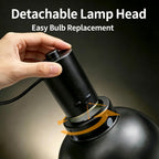 5.5" Deep Dome Reptile Light Fixture For Heat Lamp Focused Heat Lighting