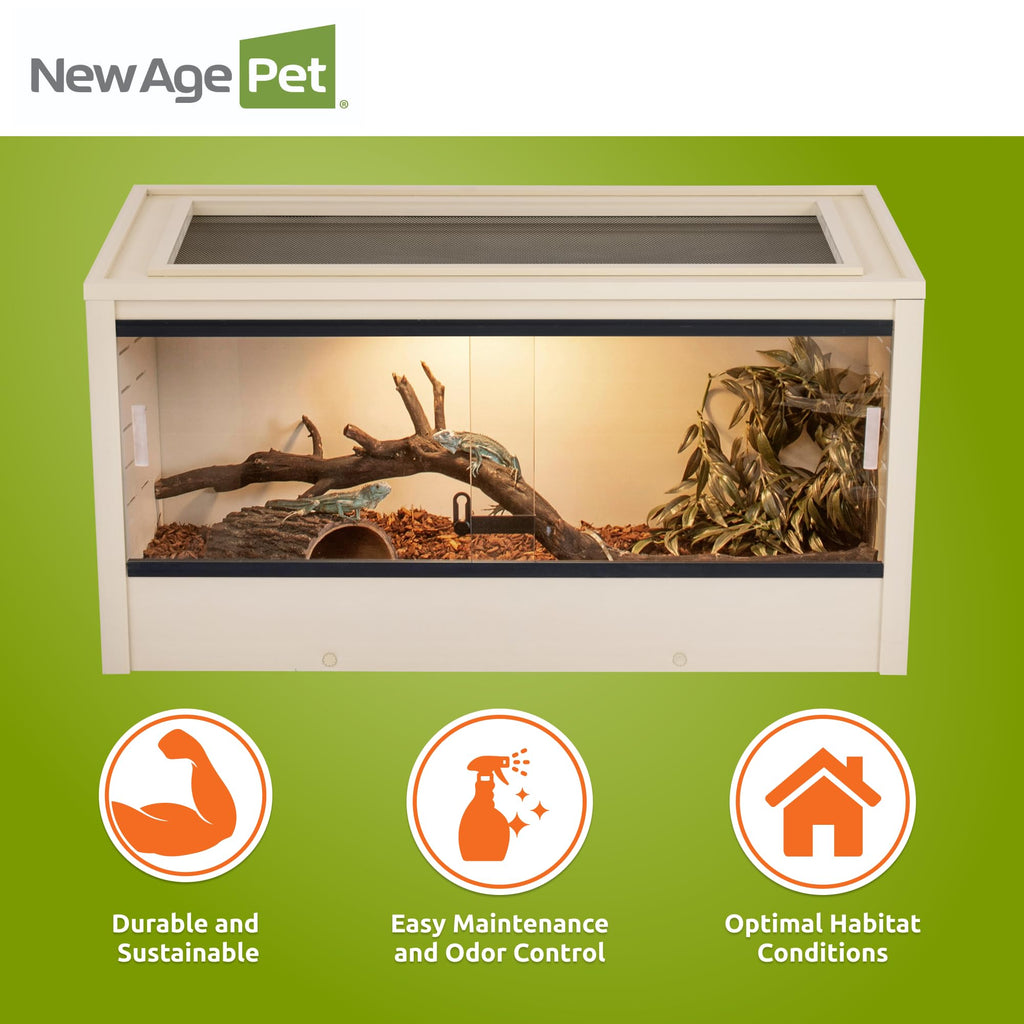 New Age Pet® ECOFLEX® 48" Mojave Reptile Enclosure, Large, Grey