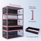 Phailozoo 120 Gallon Reptile Tank, Stackable 4x2x2 Reptile Enclosure