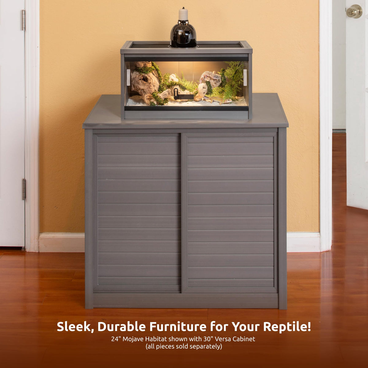 New Age Pet® ECOFLEX® 48" Mojave Reptile Enclosure, Large, Grey