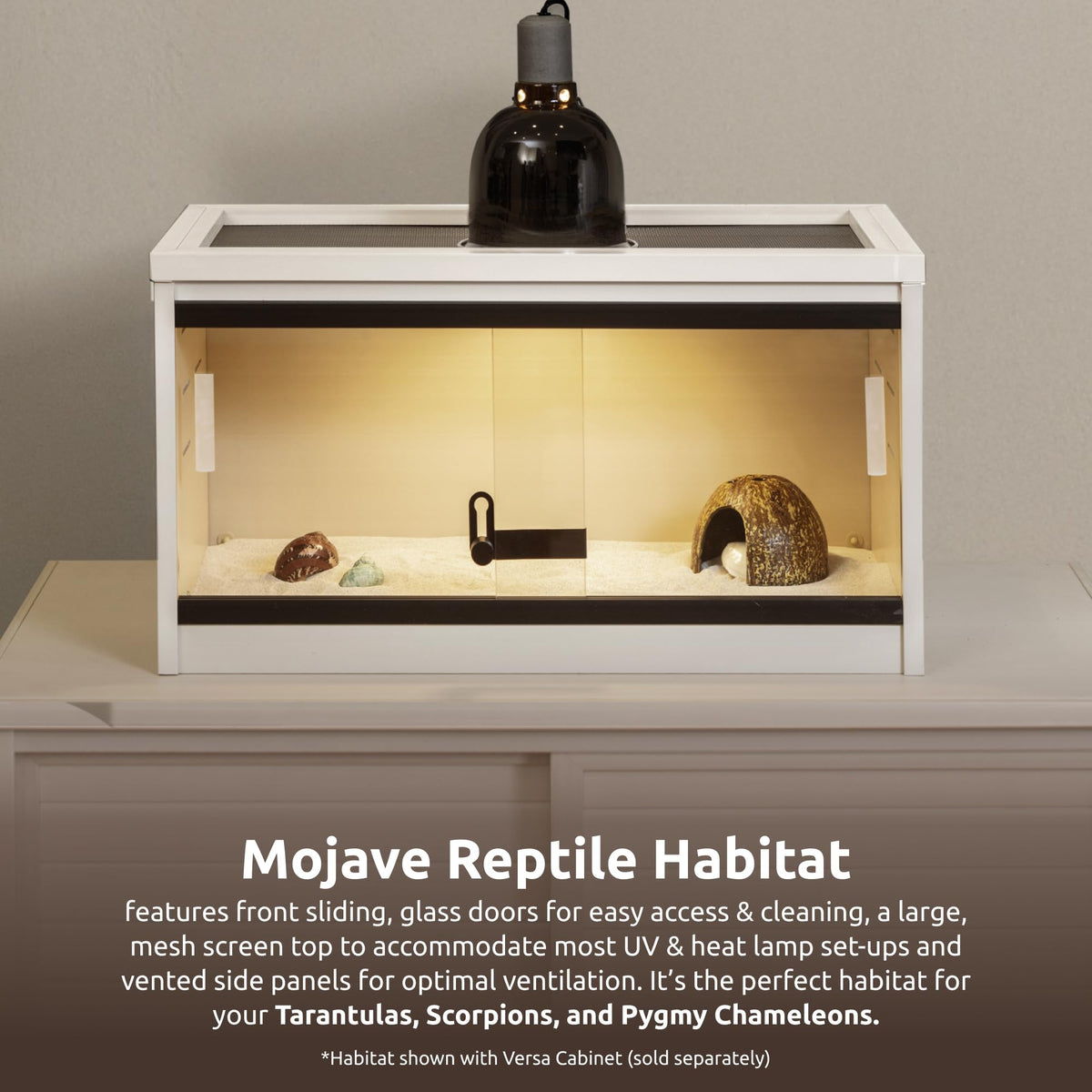 New Age Pet® ECOFLEX® 48" Mojave Reptile Enclosure, Large, Grey