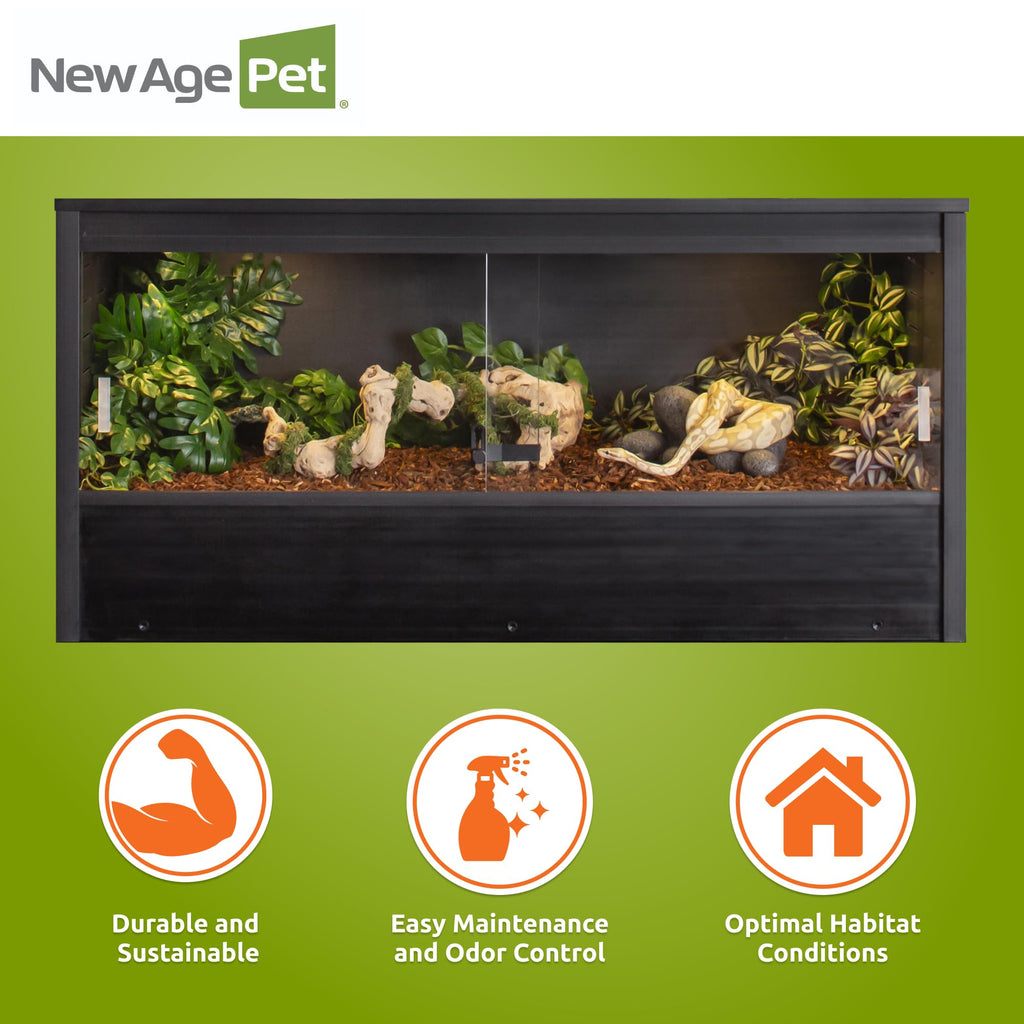 New Age Pet® ECOFLEX® 48" Mojave Reptile Enclosure, Large, Grey