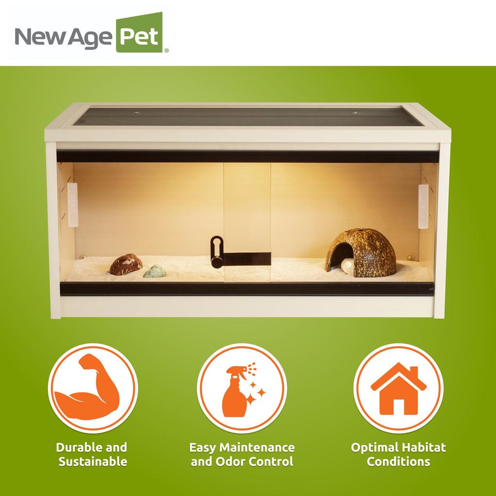 New Age Pet® ECOFLEX® 48" Mojave Reptile Enclosure, Large, Grey