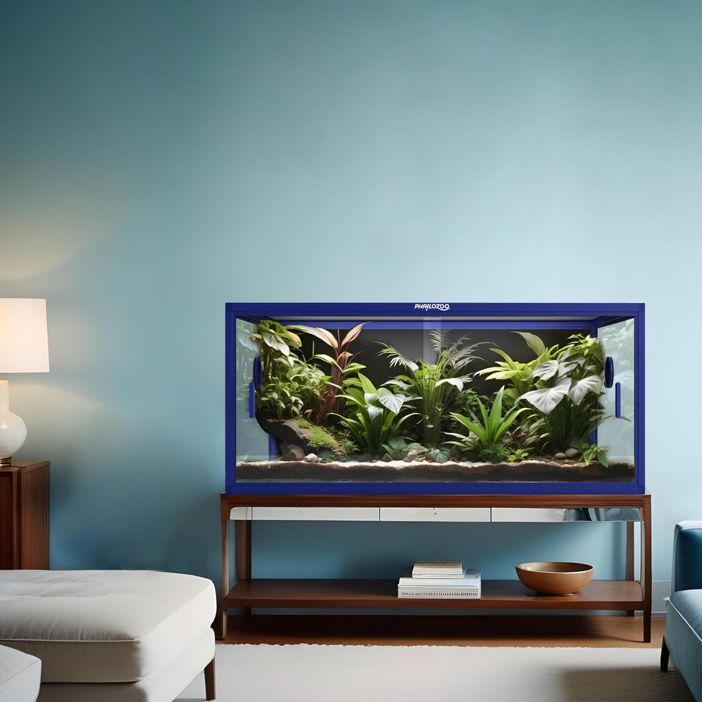 Phailozoo 120 Gallon Reptile Tank, Stackable 4x2x2 Reptile Enclosure