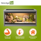 New Age Pet® ECOFLEX® 48" Mojave Reptile Enclosure, Large, Grey