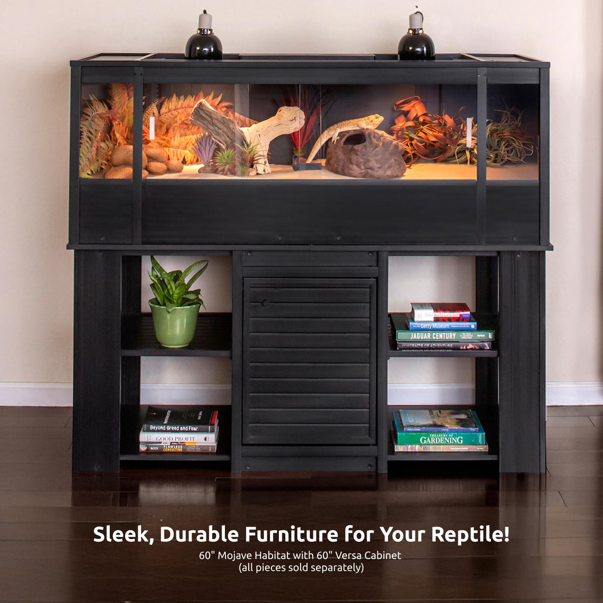 New Age Pet® ECOFLEX® 48" Mojave Reptile Enclosure, Large, Grey