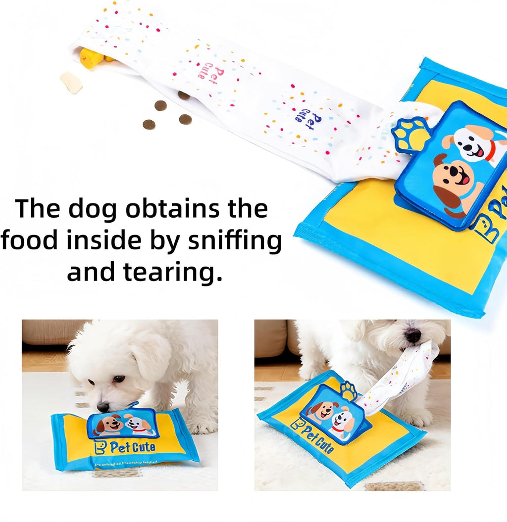 2pcs Interactive Puzzle Dog Toys Slow Feeder for Training and Stress Relief