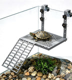 Adjustable Hanging Turtle Basking Platform Tortoise Habitat Above Tank