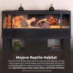 New Age Pet® ECOFLEX® 48" Mojave Reptile Enclosure, Large, Grey
