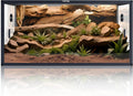 Phailozoo 120 Gallon Reptile Tank, Stackable 4x2x2 Reptile Enclosure