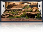 Phailozoo 120 Gallon Reptile Tank, Stackable 4x2x2 Reptile Enclosure