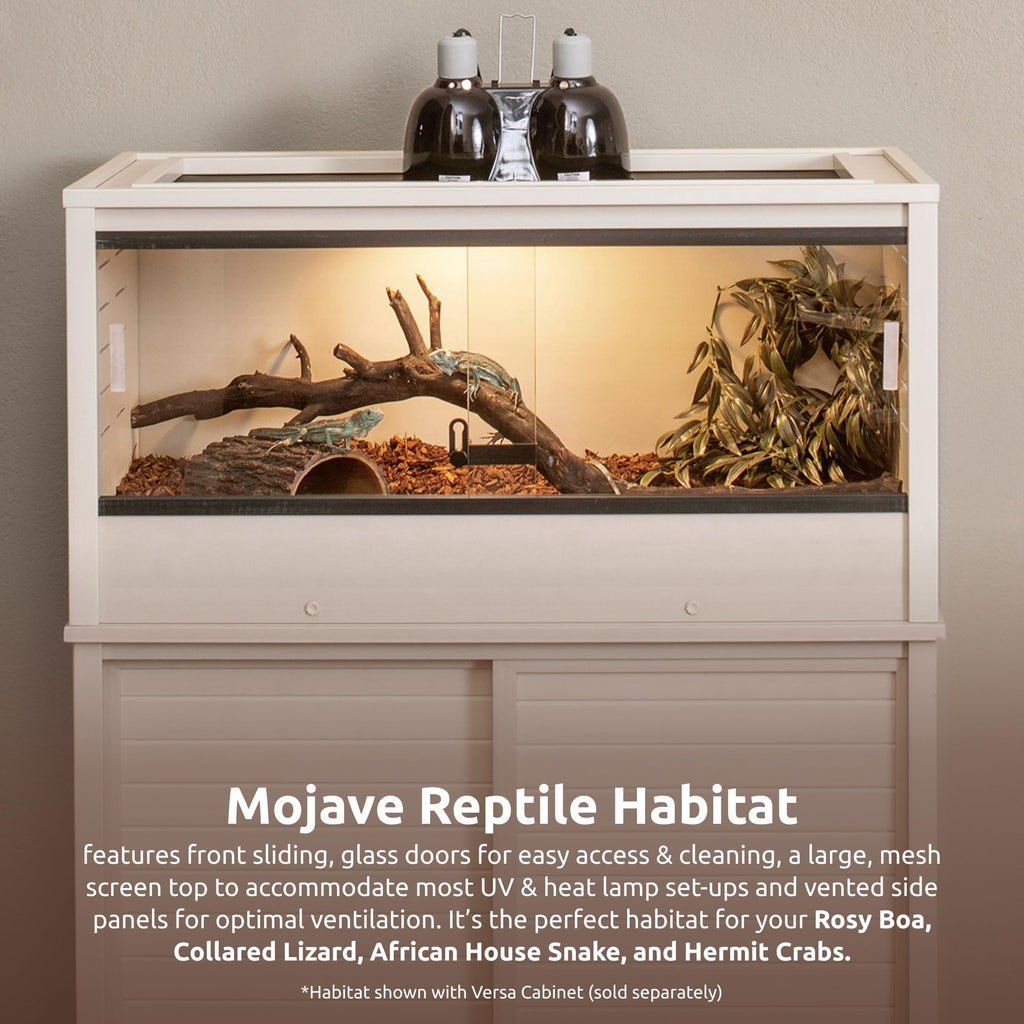 New Age Pet® ECOFLEX® 48" Mojave Reptile Enclosure, Large, Grey