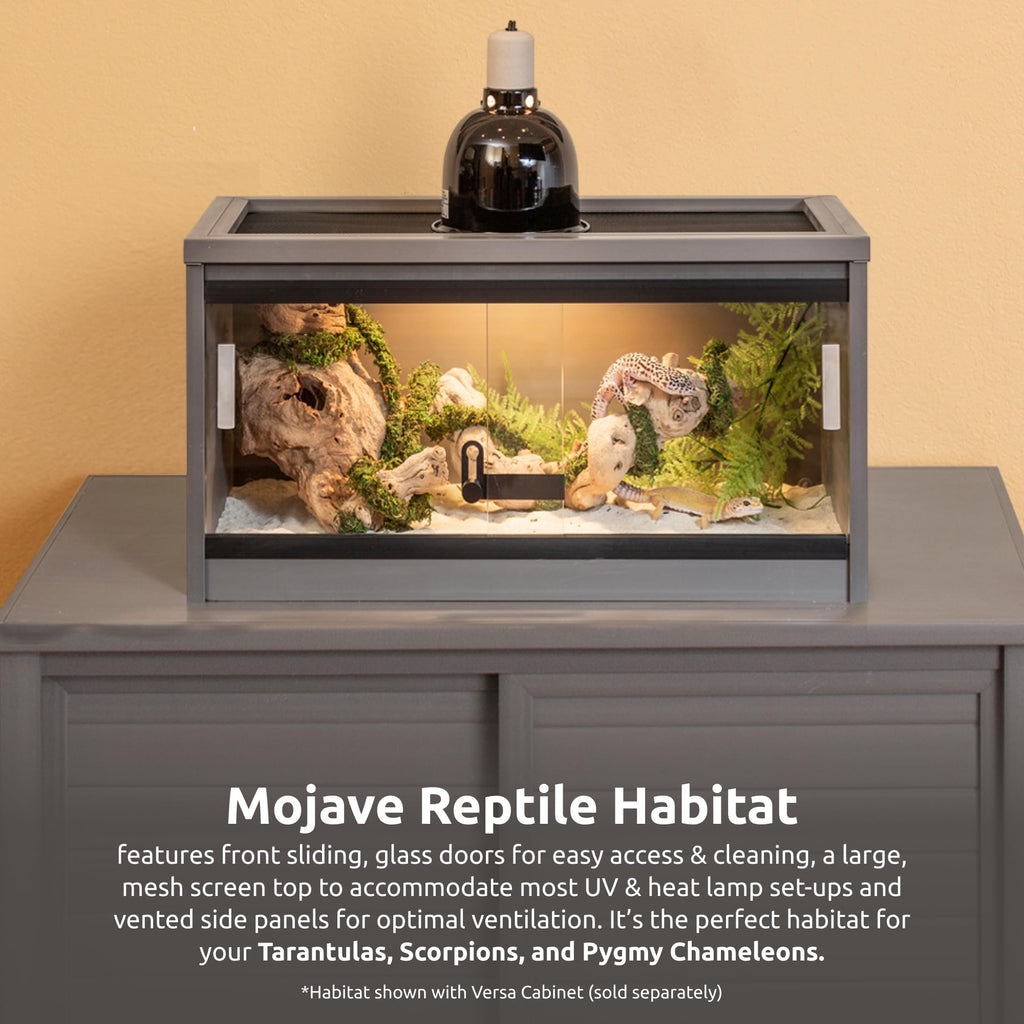 New Age Pet® ECOFLEX® 48" Mojave Reptile Enclosure, Large, Grey