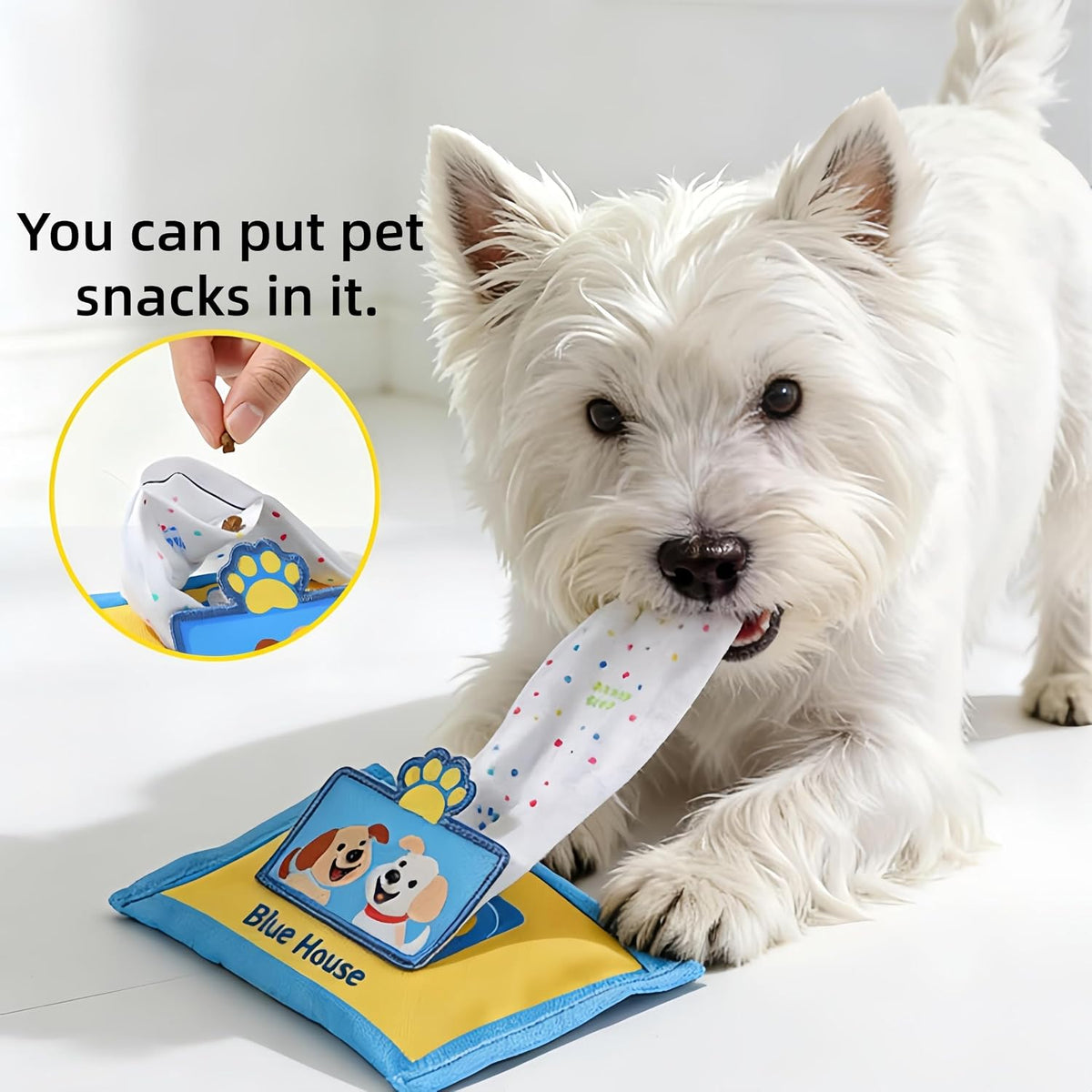 2pcs Interactive Puzzle Dog Toys Slow Feeder for Training and Stress Relief