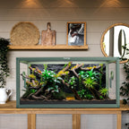 Phailozoo 120 Gallon Reptile Tank, Stackable 4x2x2 Reptile Enclosure