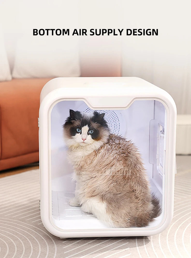 Automatic Quiet Large Capacity Drying Box,Pet Drying Box, Intelligent Hair Dryer,  Dog Cat Universal Dryer