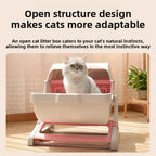 Semi-Automatic Self-Cleaning Cat Litter Box XXL Semi-Enclosed Four Seasons Cat Toilet Pet Supplies