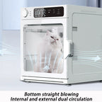1100W Pet Dryer Box 54L Silent Sterilize Pet Dryer Machine Grooming Short Long Hair Cats Dryers Professional Dogs Supplies