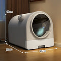 Cat Litter Box Extra Large Fully Enclosed Oversized To Reduce Splash Cat Toilet rabbit litter box cat litter drawer