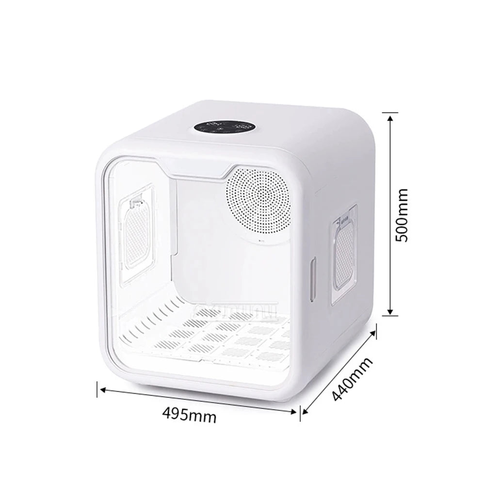 Automatic Quiet Large Capacity Drying Box,Pet Drying Box, Intelligent Hair Dryer,  Dog Cat Universal Dryer