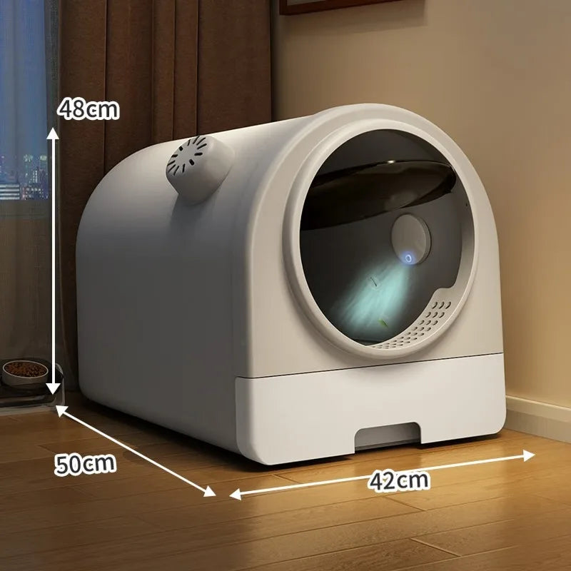 Cat Litter Box Extra Large Fully Enclosed Oversized To Reduce Splash Cat Toilet rabbit litter box cat litter drawer