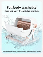 Semi-Automatic Self-Cleaning Cat Litter Box XXL Semi-Enclosed Four Seasons Cat Toilet Pet Supplies