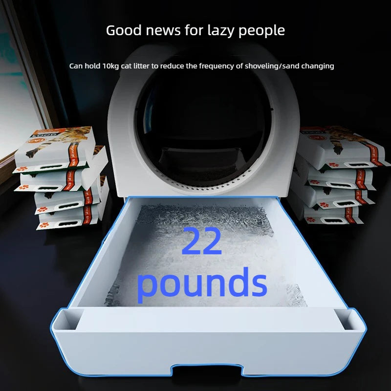 Cat Litter Box Extra Large Fully Enclosed Oversized To Reduce Splash Cat Toilet rabbit litter box cat litter drawer