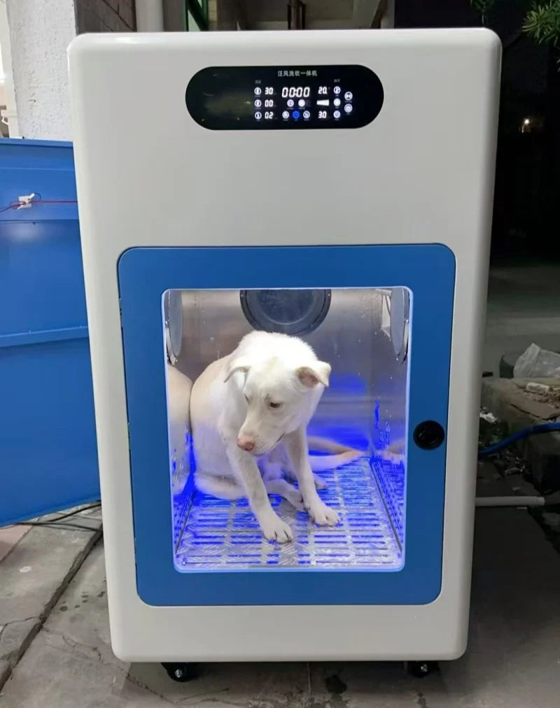 USMILEPET Fully Automatic Pet Wash and Dry in One Machine, Smart Ozone Cat and Dog Self-Service Bathing and Drying Machine