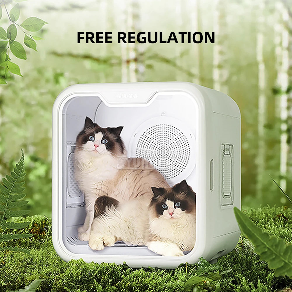 Automatic Quiet Large Capacity Drying Box,Pet Drying Box, Intelligent Hair Dryer,  Dog Cat Universal Dryer