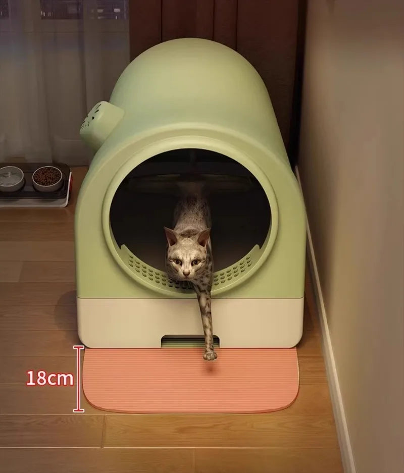 Cat Litter Box Extra Large Fully Enclosed Oversized To Reduce Splash Cat Toilet rabbit litter box cat litter drawer