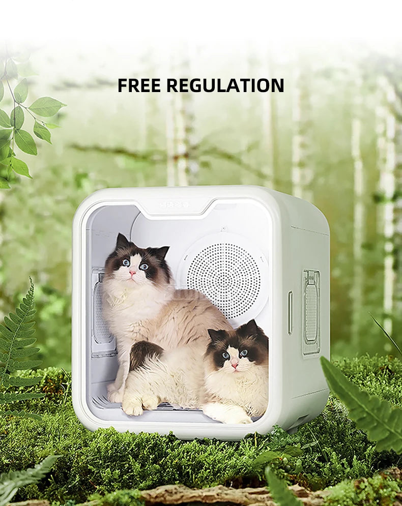 Automatic Quiet Large Capacity Drying Box,Pet Drying Box, Intelligent Hair Dryer,  Dog Cat Universal Dryer