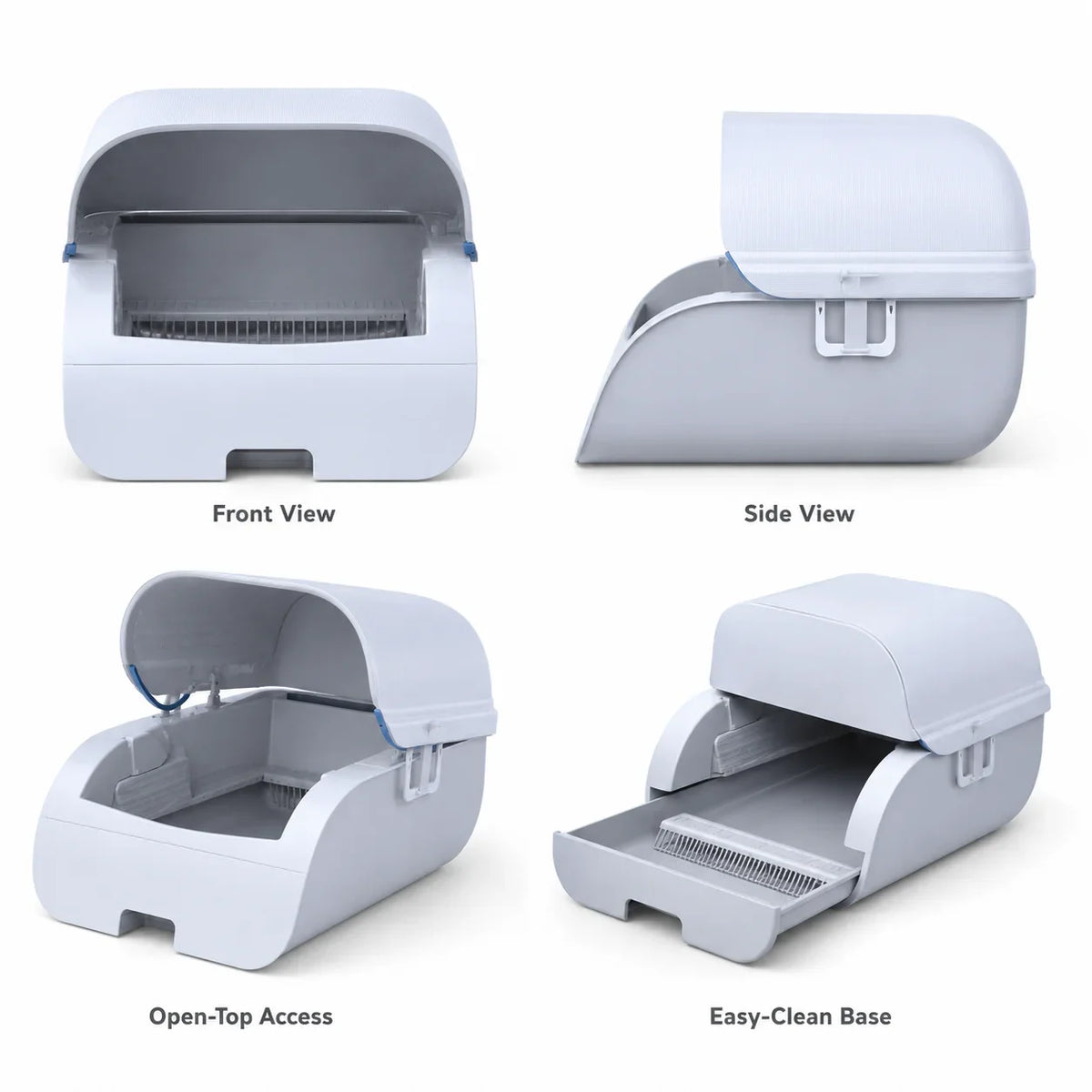 Cleaning Cat Litter Box for Automatic Odor Removal Sterilization Semi Enclosed