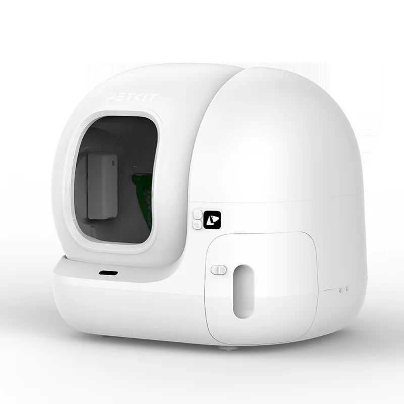 Extra Large Self-Cleaning Cat Litter Box, Enclosed Smart Toilet with Odor Control for Indoor Cats, Pet Furniture