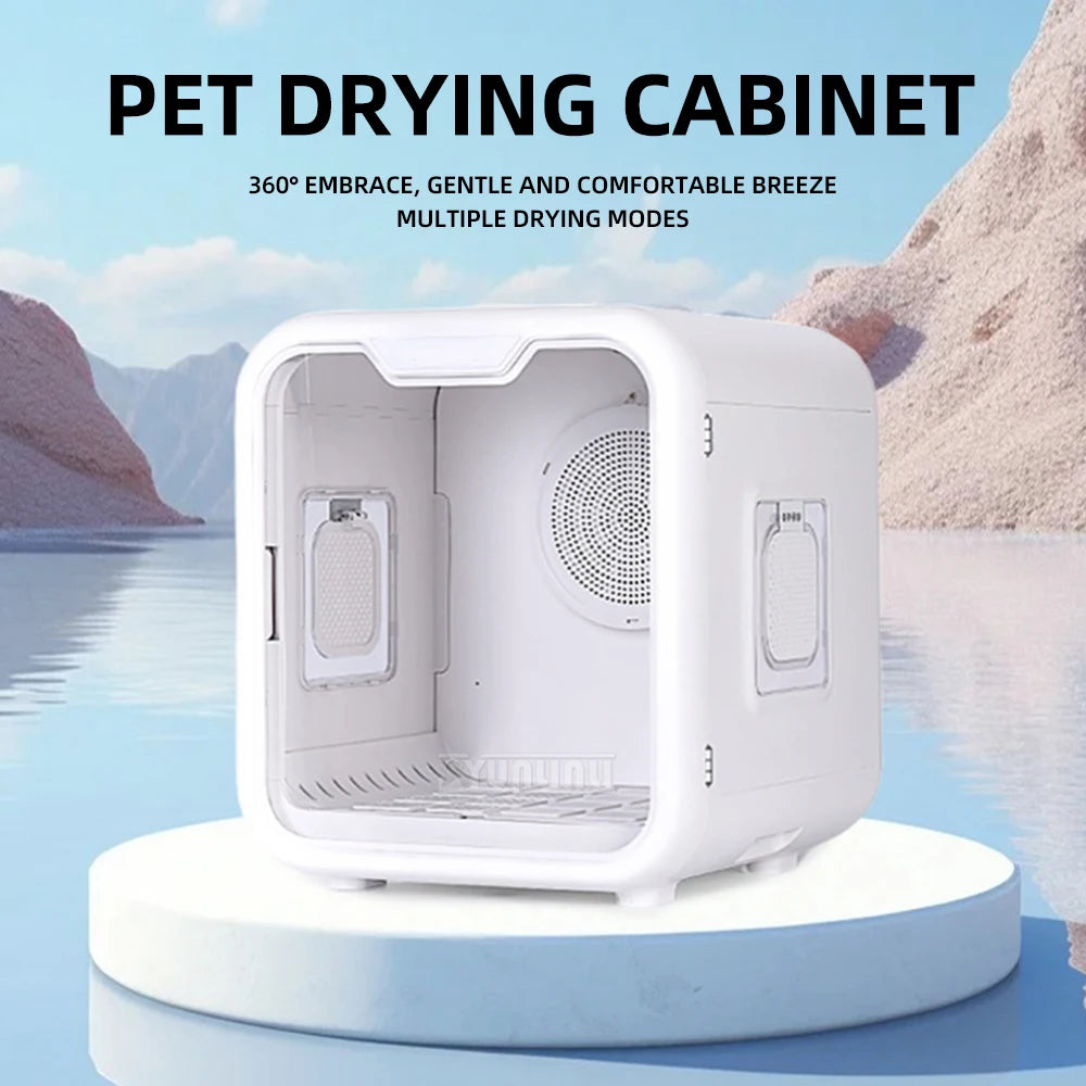 Automatic Quiet Large Capacity Drying Box,Pet Drying Box, Intelligent Hair Dryer,  Dog Cat Universal Dryer