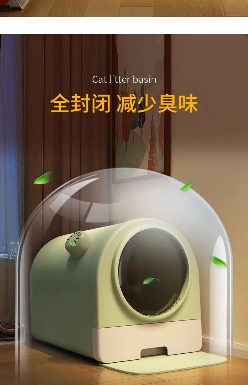 Cat Litter Box Extra Large Fully Enclosed Oversized To Reduce Splash Cat Toilet rabbit litter box cat litter drawer
