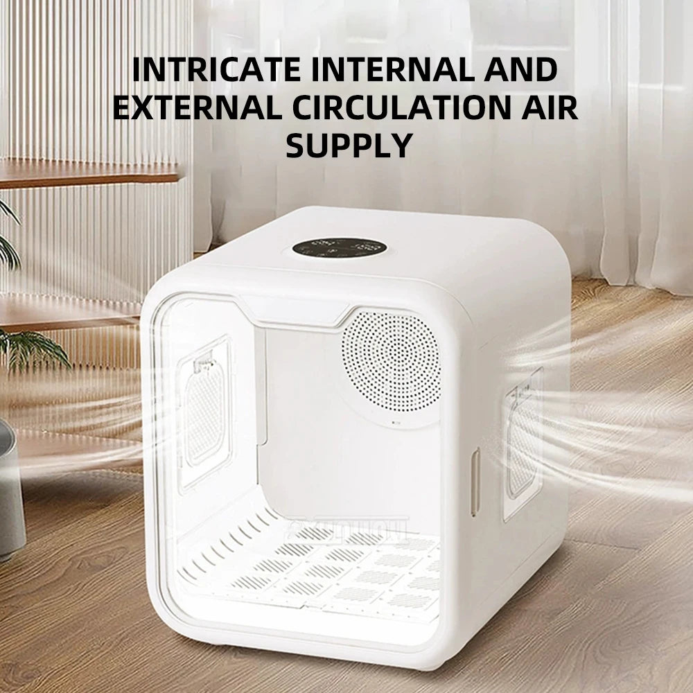 Automatic Quiet Large Capacity Drying Box,Pet Drying Box, Intelligent Hair Dryer,  Dog Cat Universal Dryer