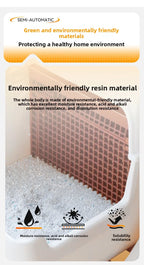 Semi-Automatic Self-Cleaning Cat Litter Box XXL Semi-Enclosed Four Seasons Cat Toilet Pet Supplies