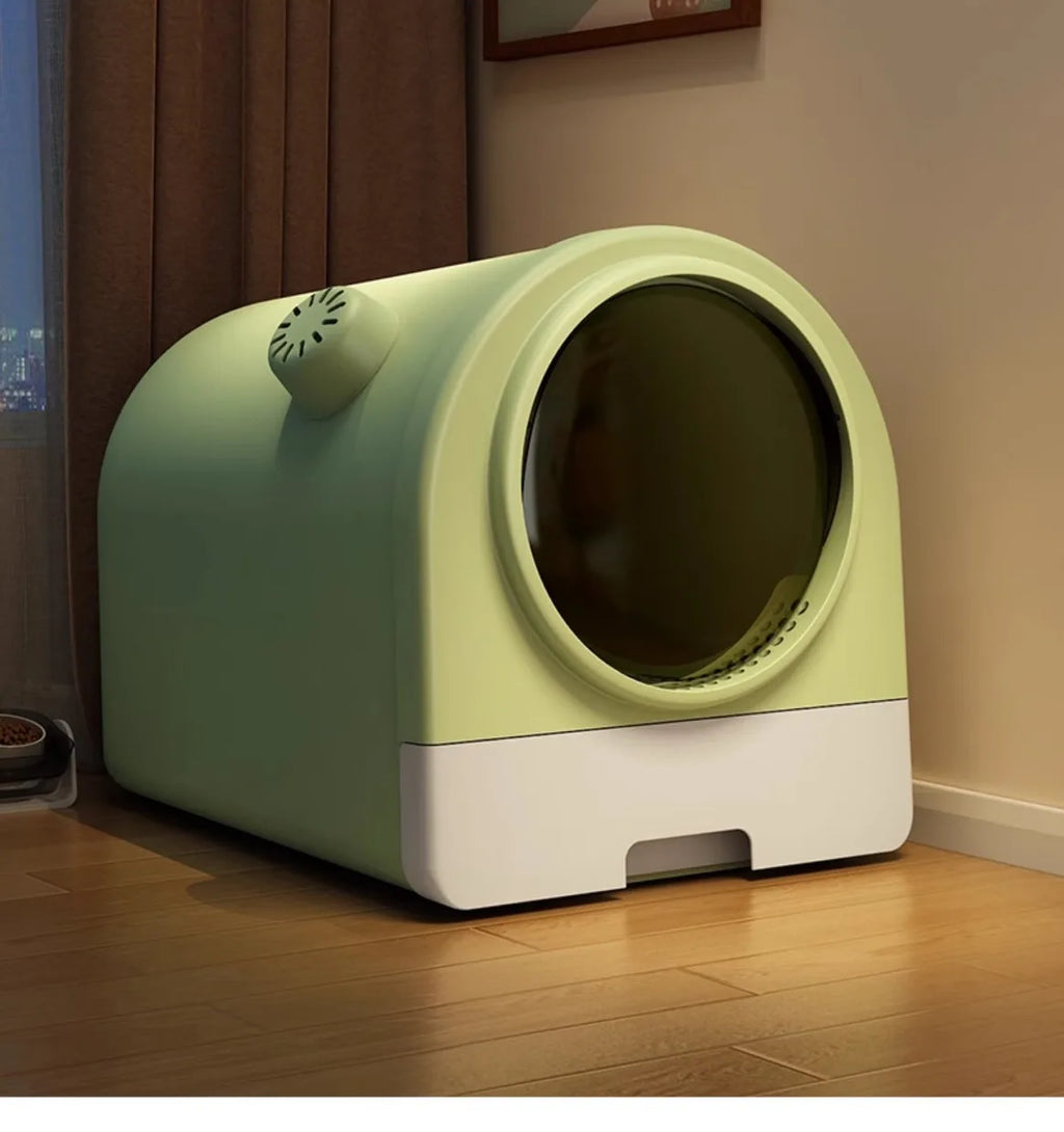 Cat Litter Box Extra Large Fully Enclosed Oversized To Reduce Splash Cat Toilet rabbit litter box cat litter drawer